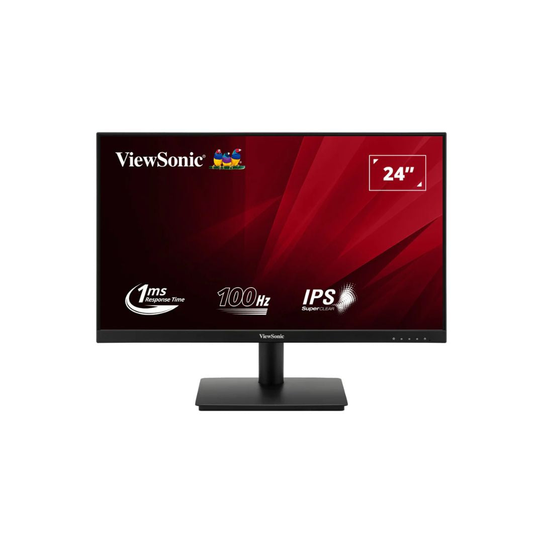 ViewSonic VA2450-H-12 23.8 inch FHD IPS monitor in black