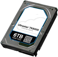 HGST 6TB hard drive — back view