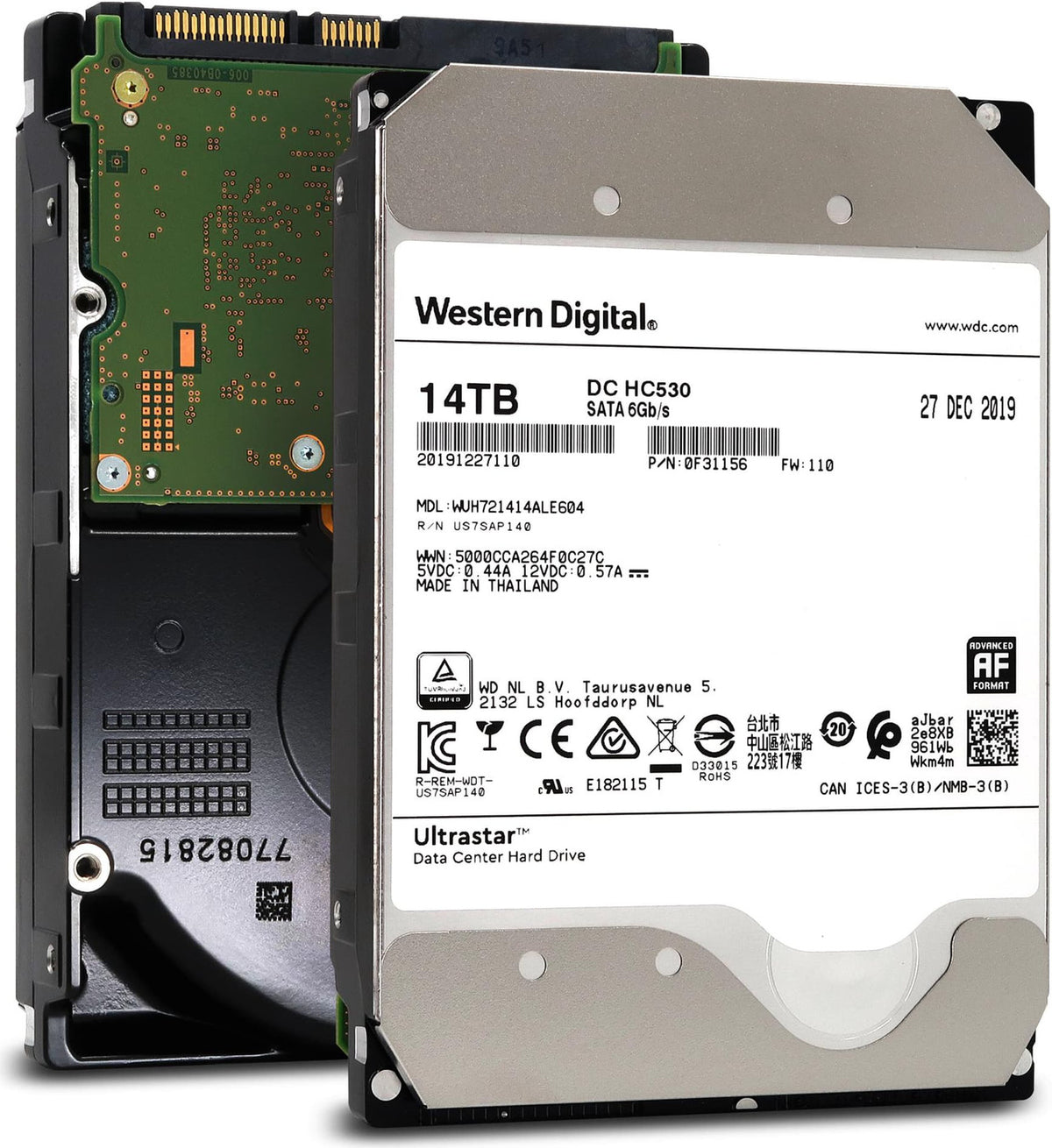 HGST Ultrastar 14TB 3.5 inch internal SATA hard drive