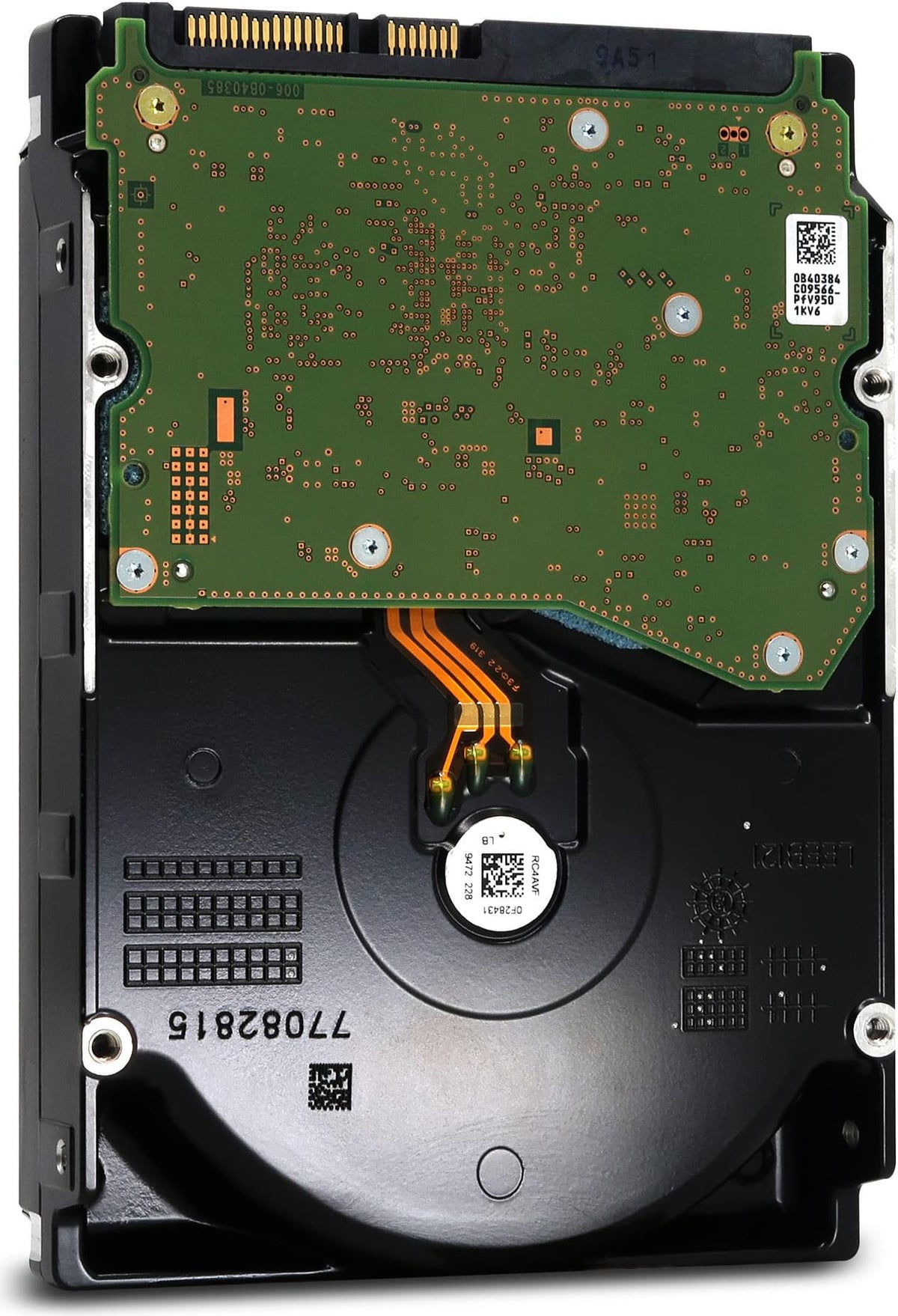 HGST 14TB 3.5 HDD — back view