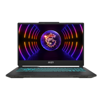 MSI Cyborg 15 A12V gaming laptop - front view with backlit keyboard