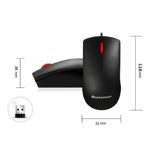 Lenovo M120 Pro 1000 DPI ergonomic mouse