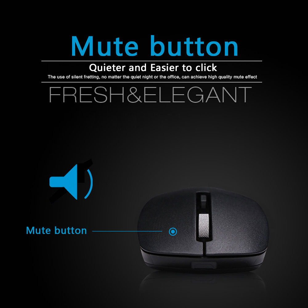 HP S1000 Plus 1600 DPI silent mouse