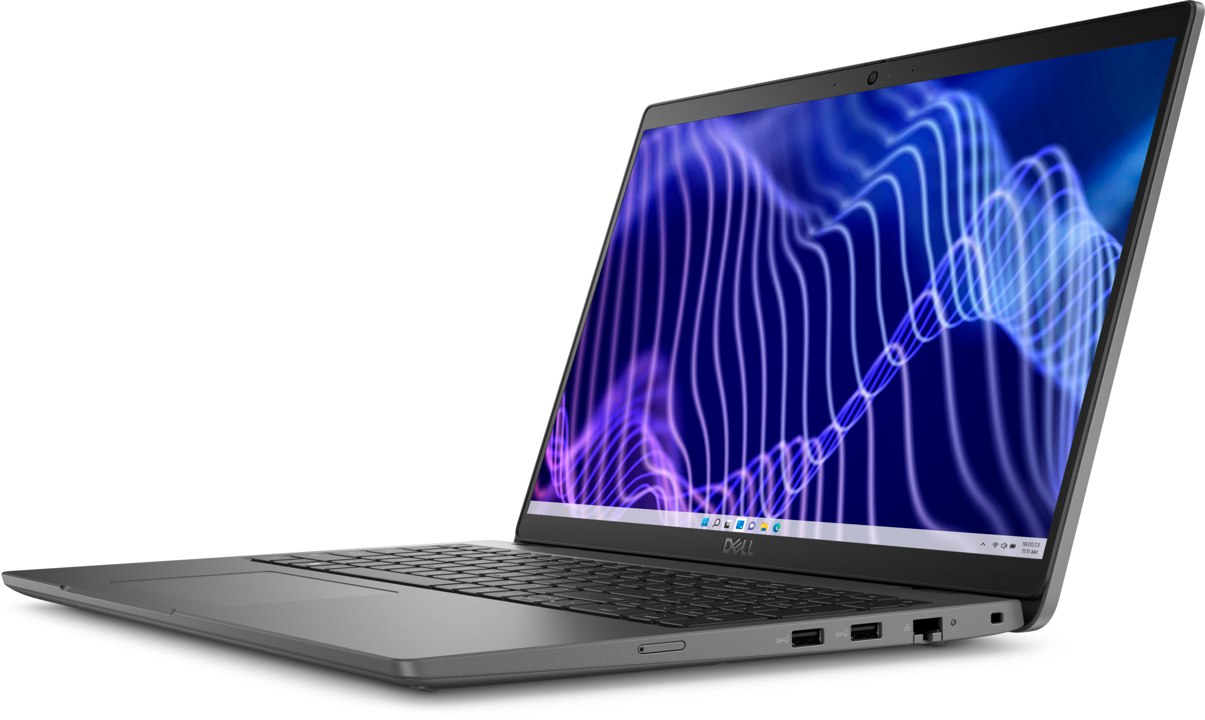 Dell Latitude 3540 - rear and lid view in gray