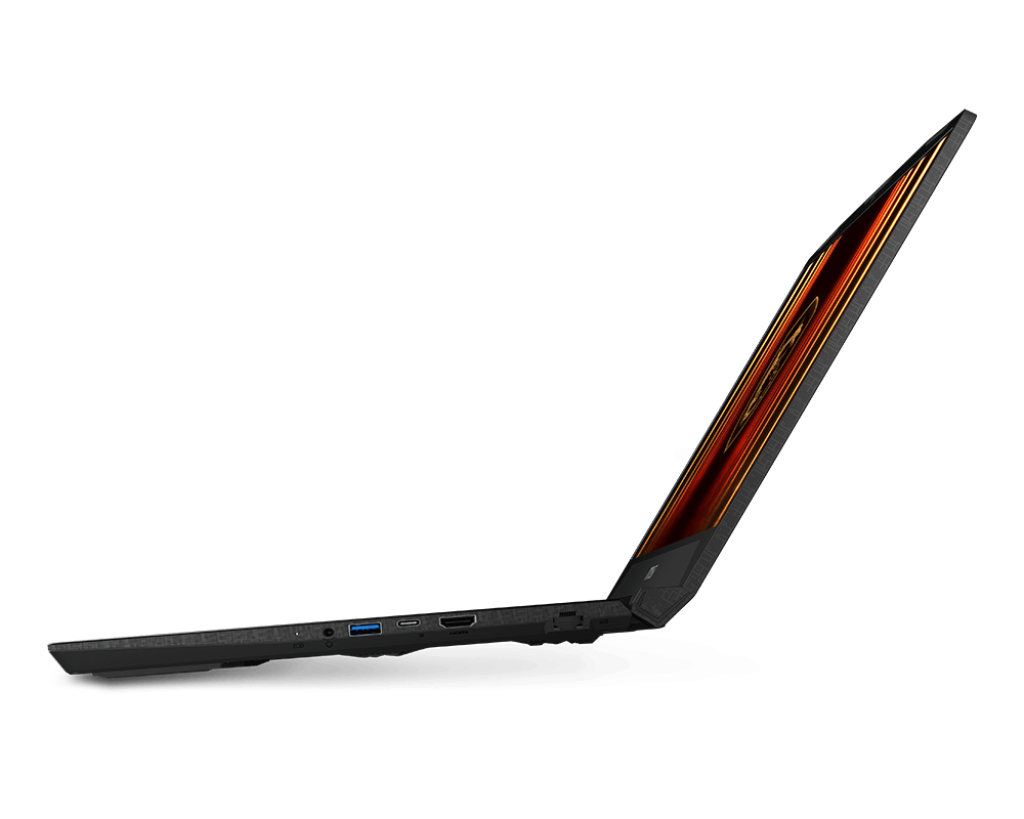 MSI Katana 15 HX - side profile and ports