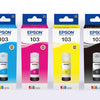 Epson 103 EcoTank Ink — Original (Single Bottle or 4-Colour Set)