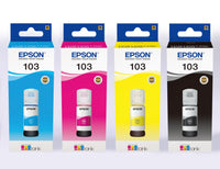 Epson 103 EcoTank ink bottles - full 4 colour set