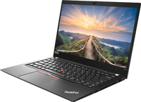 Lenovo ThinkPad T14 Gen 2 - open front view with backlit keyboard and 14 inch FHD display