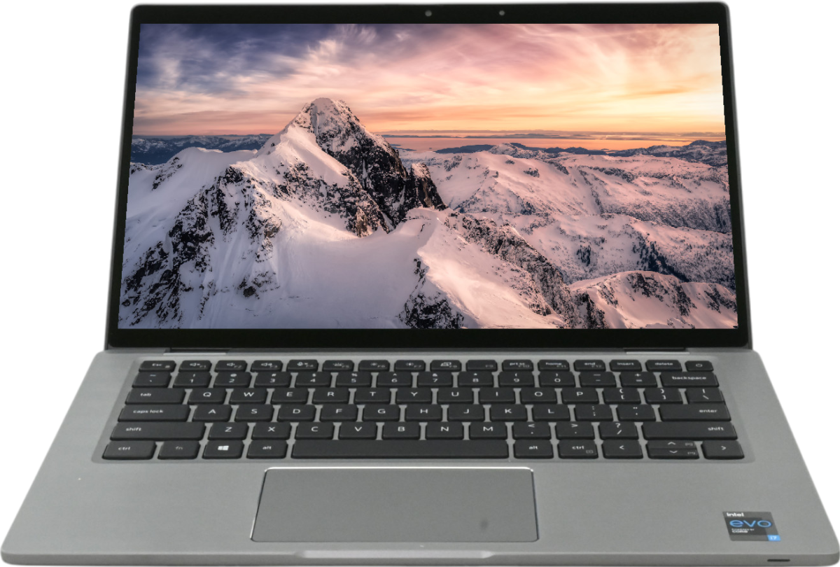 Dell Latitude 7320 - angled view showing 13.3 inch FHD display