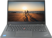 Lenovo ThinkPad T14s Touch - angled view showing FHD display