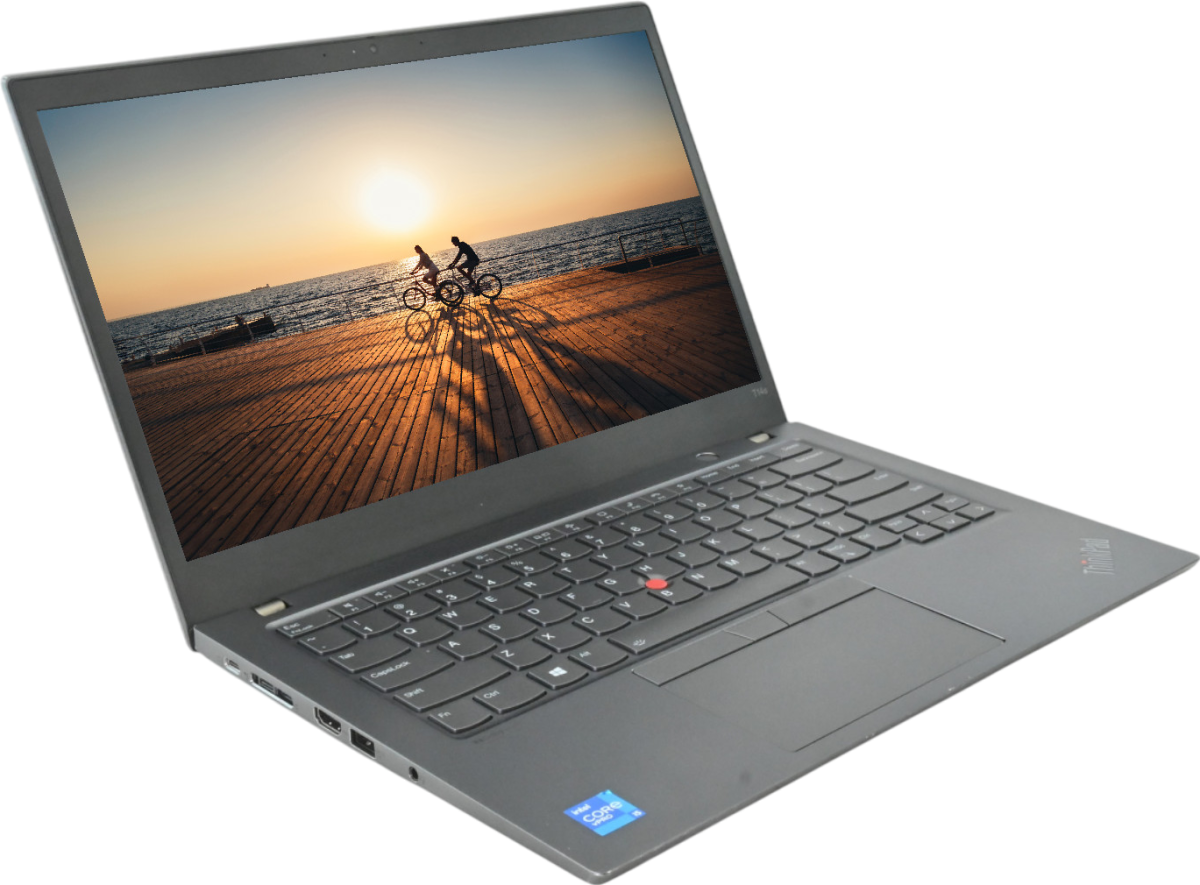 Lenovo ThinkPad T14s Touch - side profile with Thunderbolt 4 ports