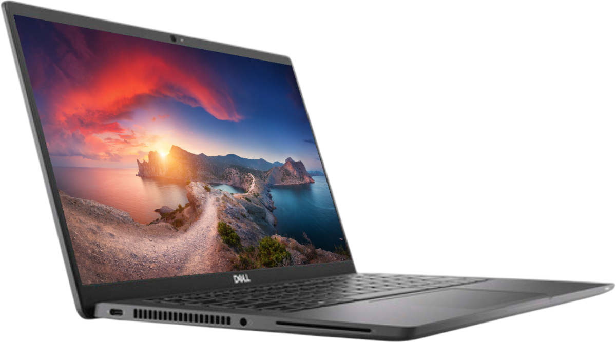 Dell Latitude 7430 Black - side profile showing Thunderbolt 4 ports