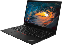 Lenovo ThinkPad T14s - front view with backlit keyboard and 14 inch FHD display