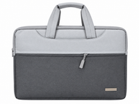 Slim laptop bag 15.1-16.2 inch two-tone sleeve briefcase - Grey