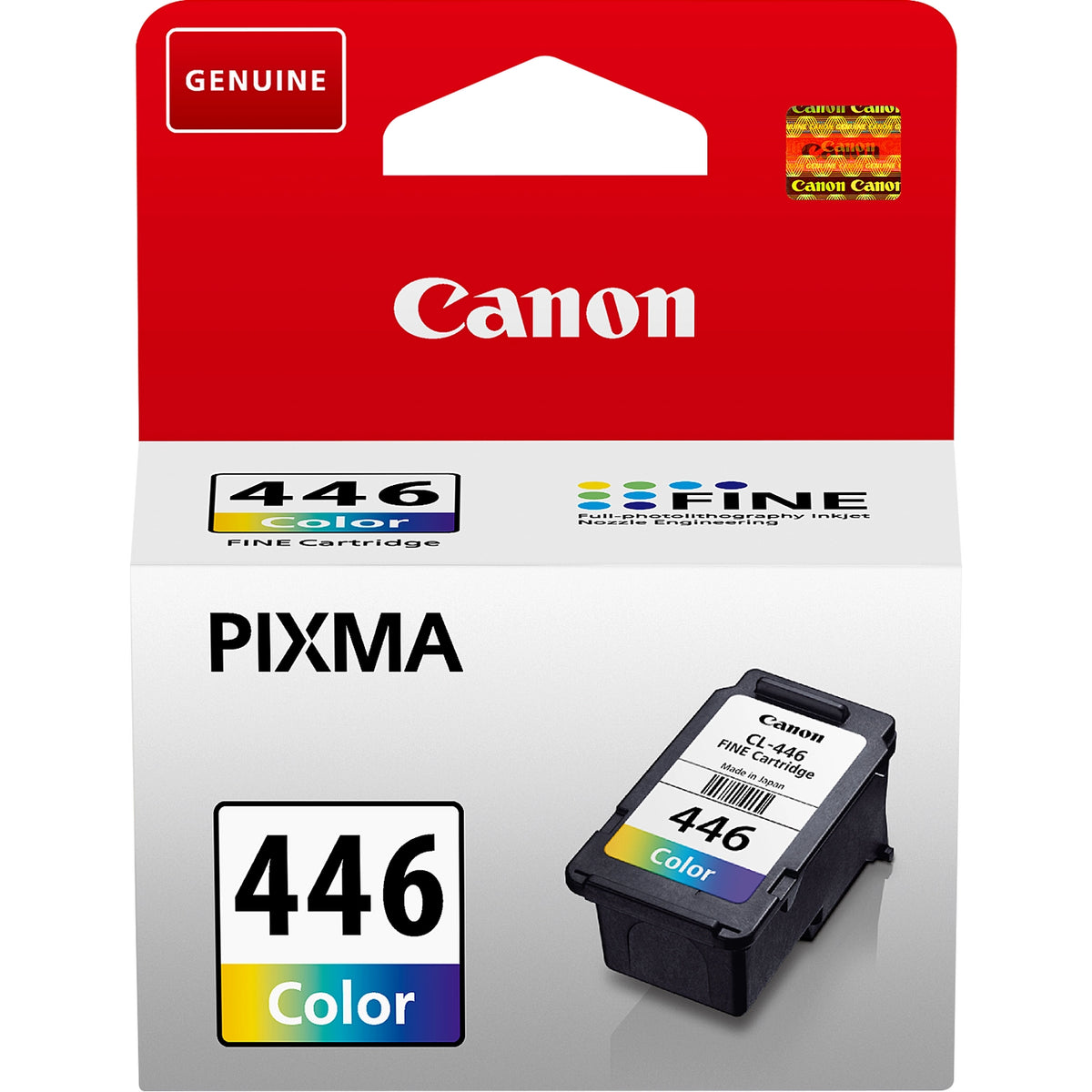 Canon CL-446 Colour Ink Cartridge - official Canon product photo, front view