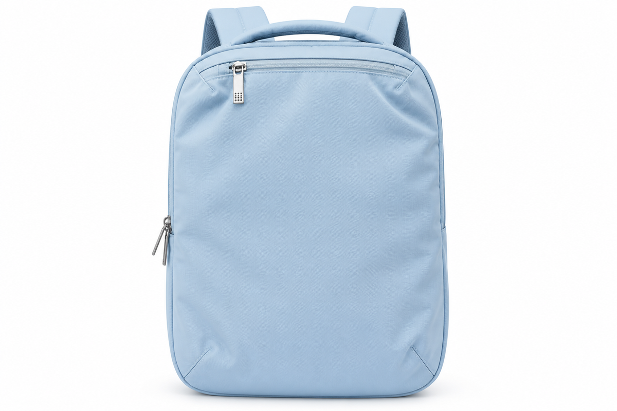 Backpack 20010 slim laptop backpack - Light Blue, front