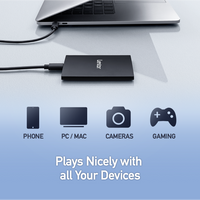 Lexar SL500 SSD with USB Type-C cable