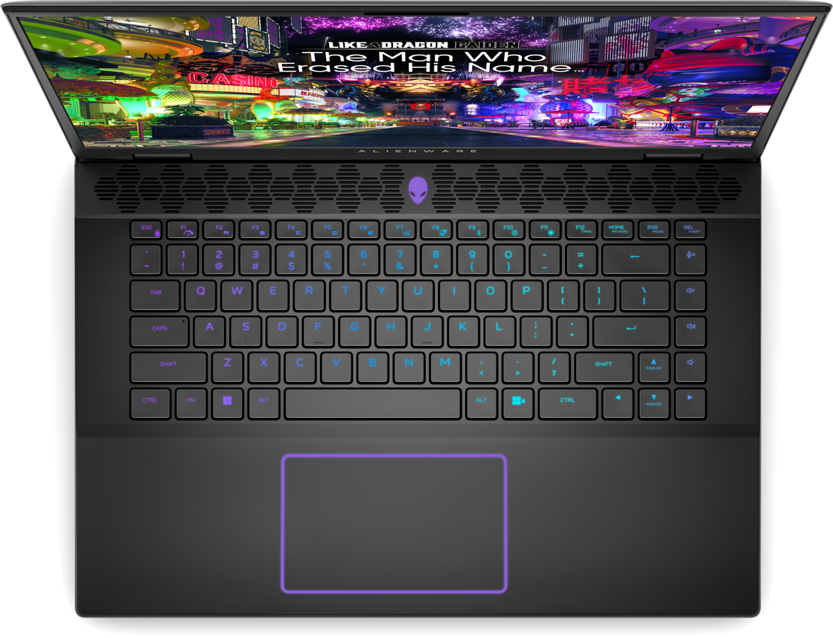 Dell Alienware m16 R2 - right-facing view