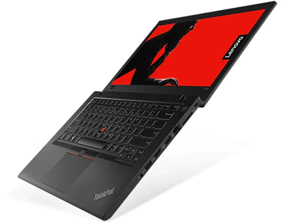 Lenovo ThinkPad A485 business laptop with AMD Ryzen 5 - front view with keyboard