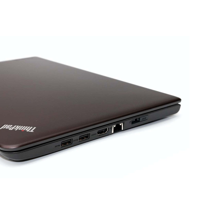Lenovo ThinkPad E460 business laptop - front view with keyboard and 14 inch display