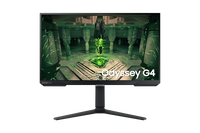 Samsung Odyssey G4 25 inch FHD IPS 240Hz gaming monitor - front view black