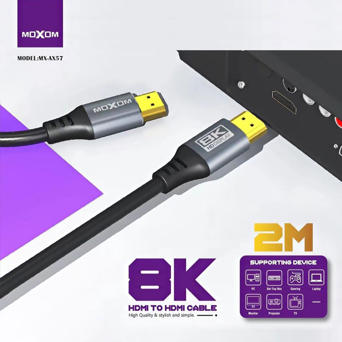 MOXOM MX-AX57 8K 2m HDMI Cable