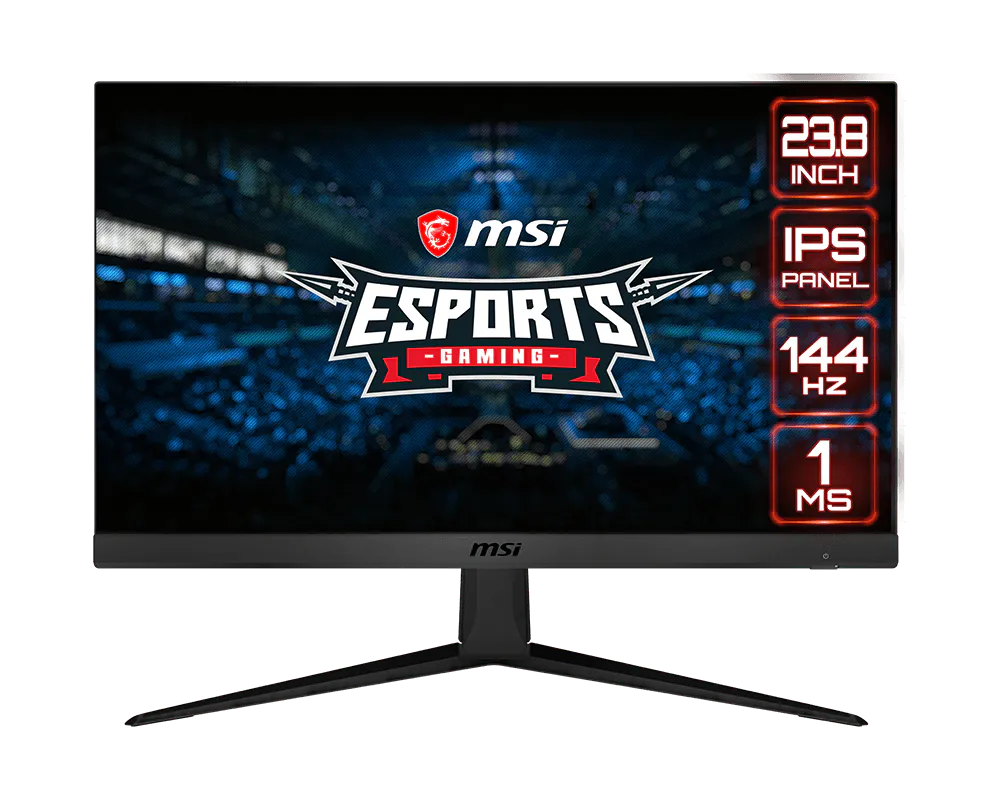 MSI Optix G241 23.8 inch FHD IPS 144Hz gaming monitor - front view
