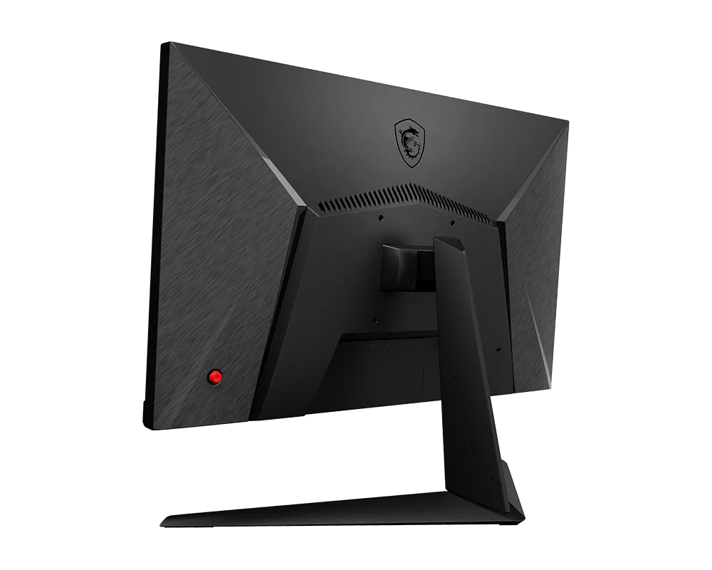 MSI Optix G241 - rear view showing stand and VESA mount